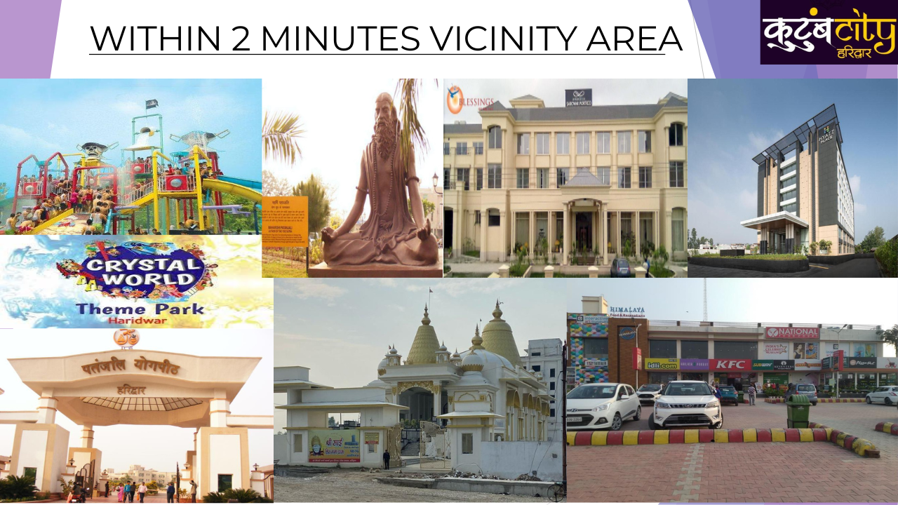 Kutumb City Haridwar location advantages near NH-334 and Patanjali Yogpeeth